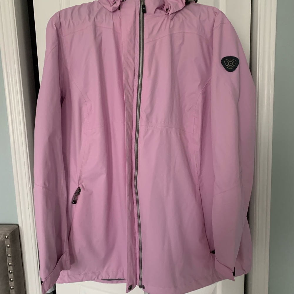 Spring rain jacket with hood - Picture 3 of 12
